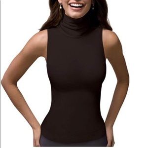 Spanx sleeveless turtleneck sz small